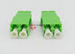Однорежимный симплексный переходник ЛК/АПК оптического волокна, зеленая муфта оптического волокна ЛК