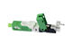 Соединитель FTTH быстрого собрания поля SC APC ESC250D механический на кабель падения 2*3mm зеленое