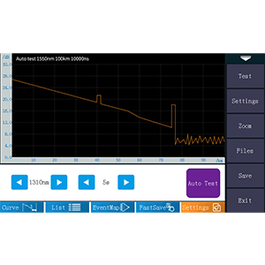 Комплект инструментов для волокон OTDR Волоконно-оптический тестер 1310/1550nm 26/24 дБ Пробный диапазон 500м-100 км 3