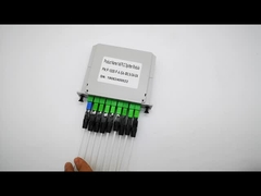 Кассета с оптическим разделителем PLC с хвостом свиньи 1x8 PLC сбалансированный вставный тип SC APC LGX Splitter Box