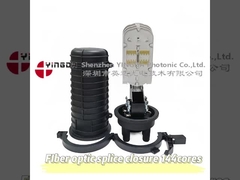 GJS-9501B 144 Ядра Теплосокращающий купол Волоконно-оптический сплис Закрытие 1 Овальный 4портов Ариальный столб Стенная установка