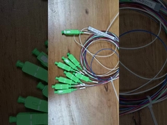 Волоконно-оптический разделитель PLC 1x8 с соединителем SC Цветный одномодный для сети PON XGPON