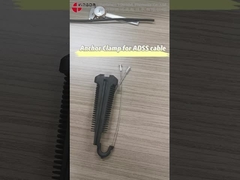 Установка кабеля с пастиком, подвесная застежка, защитная застежка, предварительно сформированная для кабеля ADSS