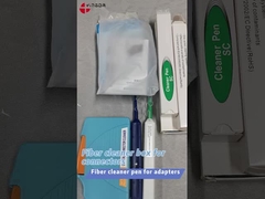 FTTH оптическое волокно одноклик LC MU соединитель 1,25 мм очистительная стиральная ручка Тип синий CE ROHS