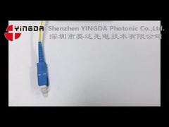 Просмотр волоконно-оптического PLC-сплиттера модульного 1:16, 1 к 16 SC/UPC, кассетная карта с пигтейлом 2,0 мм, демонстрация