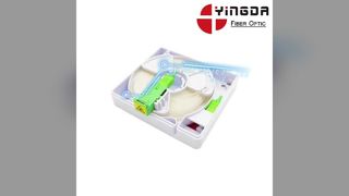Невидимая оптоволоконная розетка на стене. Простая установка FTTH.