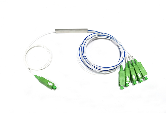 Купить 1:5 FTTR пассивное нарушило равновесие мини SC 1X5 70/30 60/40 Splitter PLC оптического волокна Blockless Производство в сети