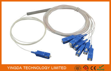Купить GPON 1 x модуль Splitter Blockless Splitter Plc оптического волокна 8 с кабелем Smf-28e G657 0.9mm Производство в сети