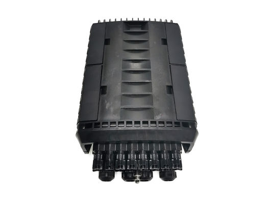 Купить Splitter PP закрытия соединения оптического волокна кабеля падения IP68 16Ports FTTH закрытие черного на открытом воздухе совместное Производство в сети