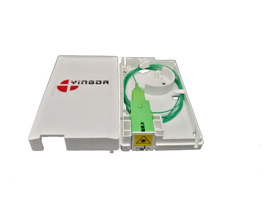 Купить SC Simplex / LC Duplex Fiber Optic Termination Box ABS Fiber Wall Socket 1cores (СК простейший / LC двойной оптический волокно коробка с окончанием) Производство в сети