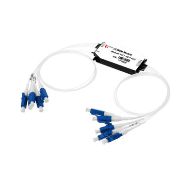 Купить Mini Box 8Ch CWDM Пассивный Mux Demux Модуль с соединителем SC LC Одноядерное волокно 1470 ~ 1610nm Производство в сети