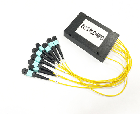 Купить MPO MTP Разъем Оптический Разветвитель FTTH 8 шт. 1x8 2.0 мм ABS Кассета Многомодовый OM3 PLC Разветвитель 1 м Производство в сети