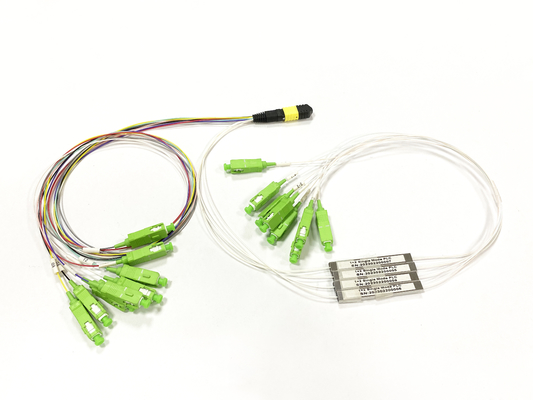 Купить 16-ядерный MPO Elite PLC Splitter 8-ядерный MPO&8 Sca Coupler Splitter Гибридный Splitter для обслуживания центра обработки данных Производство в сети