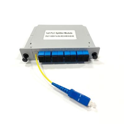 Купить 1x8 Fiber Optic Splitter Module Ideal for Passive Optical Networks and Signal Distribution in Telecommunication Systems Производство в сети
