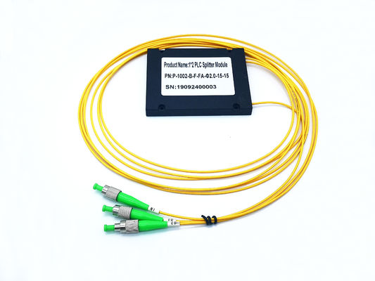Купить Splitter Plc оптического волокна одиночного режима 1x2 G65A71 LSZH FC APC Производство в сети