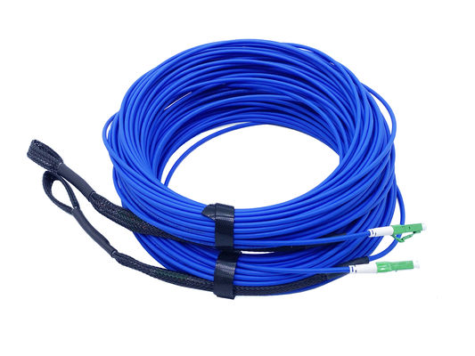 Купить Pre прекращенное пламя UL V0 LC APC гибкого провода оптического волокна FTTH бронированное - retardant Производство в сети
