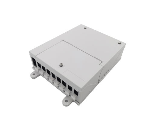 Купить ABS переходника шторки SC муфты PLC коробки 1X8 прекращения Splitter оптического волокна IP54 автоматический белый Производство в сети