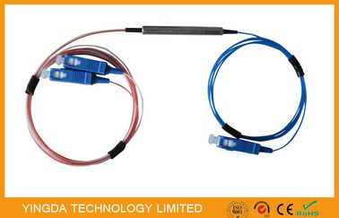 Купить муфта Splitter Plc оптического волокна 1 x 2 Pon, сплавленная муфта 1310nm 1550nm Fbt удваивает окно 50%/50% Производство в сети