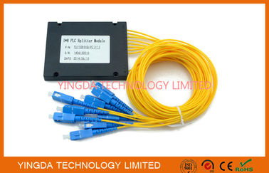 Купить GPON Single Mode Fiber Optic PLC Splitter 1x 8, PLC Splitter Module SC 1.5M Модуль разделения PLC на оптические волокна Производство в сети