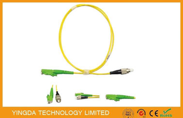 Купить E2000/APC - желтый цвет LSZH гибкого провода оптического волокна FC/UPC SM SX 3.0mm 3M Производство в сети