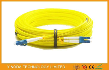 Купить Гибкий провод 2.0mm оптического волокна дуплекса LC/UPC LC/UPC SM с зажимом Zipcord Производство в сети