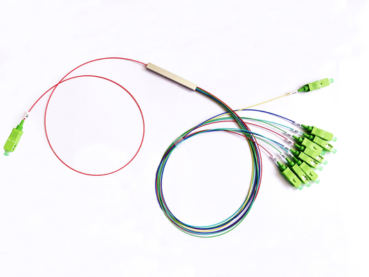 Купить Соединитель SC APC Splitter PLC Splitter G657A1 1x9 FTTR стального волокна ВОРСИНЫ трубки оптически Производство в сети