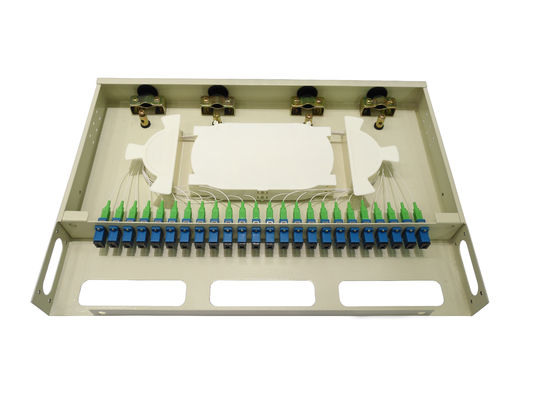 24 порта SC Single Mode Fiber Optic Patch Panel для сети TTH FTTX FTTB ODN PON