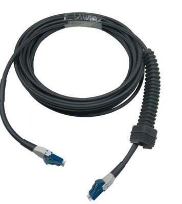 NSN Boot Duplex LC Patch Cord Black для наружного кабельного решения