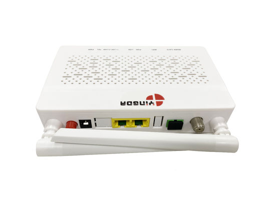 XPON Оптический сетевой блок OLT 10W 1GE 1FE CATV WIFI ABS Case