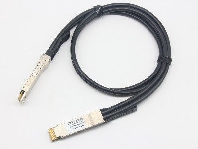 400G QSFP112 Пассивный прямой присоединение медный кабель Twinax 2M Расстояние 1m 2m 3m Соответствие стандартам RoHS / CE / FCC