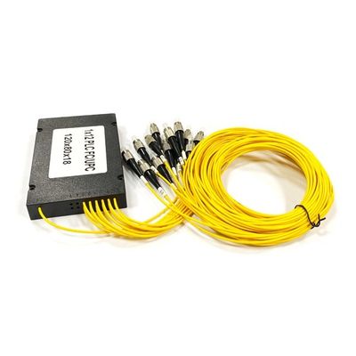 Высококачественный FTTH 1x12 FC соединитель оптоволоконная коробка дистрибьютор ABS коробка PLC разделитель для стойки патч панель